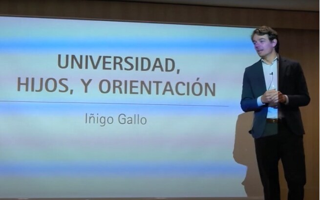 Orientación académica, clave de su futuro —Íñigo Gallo